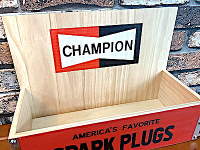 USAチャンピオン　プラグキャビネット 楽天市場】【CHAMPION SPARK PLUGS】vintage plug cabinet
