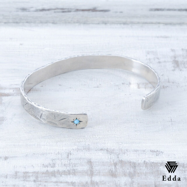 Edda（エッダ）シルバー製カフブレスレット ターコイズ付き 楽天市場】Edda エッダ ターコイズ付き アンティーク シルバー925