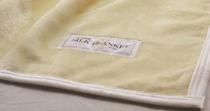楽天市場】シルク毛布 日本毛織（ニッケ）SILK91008 シングルサイズ