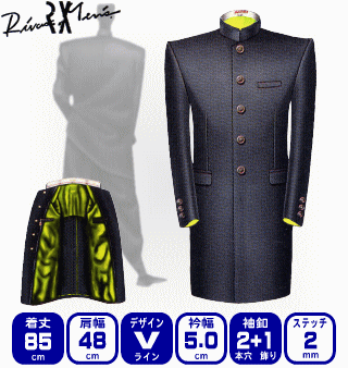 楽天市場】【長ラン】ザ・ワイルド（着丈80cm/Vラインシルエット/RIVAX