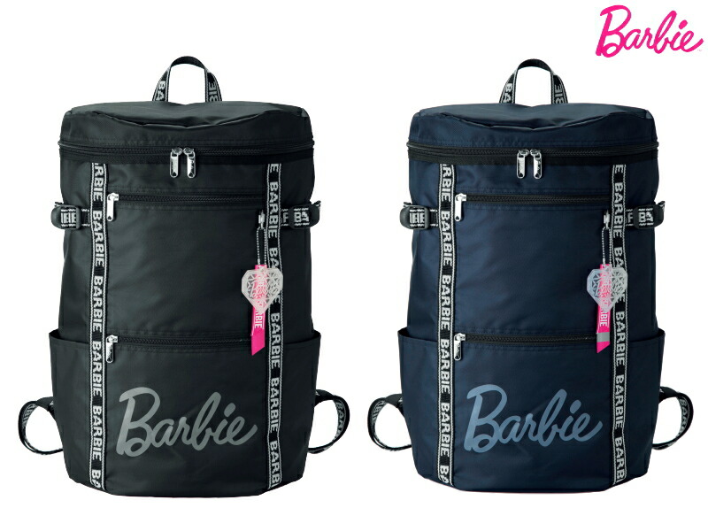 【Barbie バービー】ラウンド真四角型ディパック（電気容量28L）読みもの中仕切り付の多役立つこと 通学専用背嚢 ★貨物輸送無料★