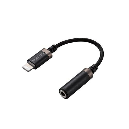 【百貨店SALEでP最大限度47倍】エレコム Lightning-4極イヤ電話機端子 うつり変わり有線テレビ 高耐久 黒いこと MPA-L35S01BK