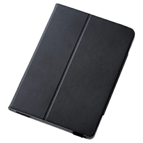【マラソンでP最大49倍】エレコム iPad 10.2 2019年モデル/フラップケース/ソフトレザー/2アングル/軽量/ブラック TB-A19RPLFBK