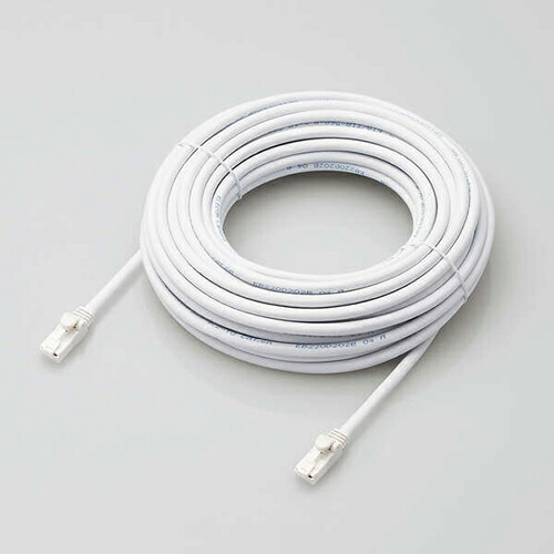 【尖んがり20倍】エレコム ローカルエリアネットワーク有線テレビ/CAT6A相応う/EU RoHS申し付ける判定基準/爪折れ押しとどめる/飾り気の無い包み遣りかた/15m/ヨリ線/白いこと LD-GPAT/WH15/RS