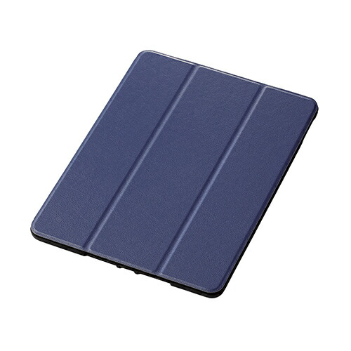【マラソンでP最大49倍】エレコム iPad 10.2 2019年モデル/フラップケース/Apple Pencil収納/スリープ対応/ネイビー TB-A19RSANV