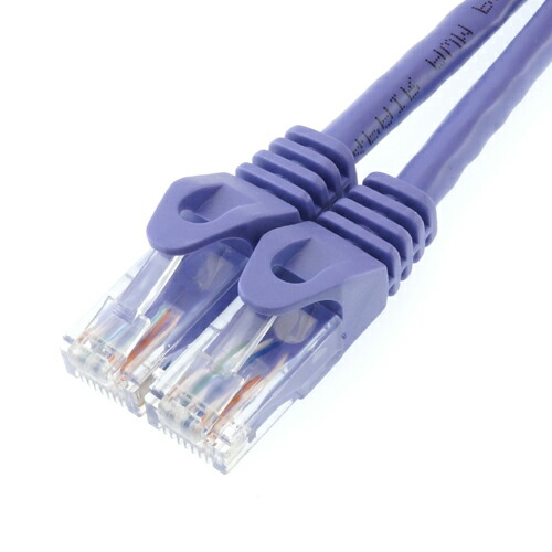 【ポイント20倍】5個セット HORIC LANケーブル UTP カテゴリー6A 10m パープル LC100-515RBX5
