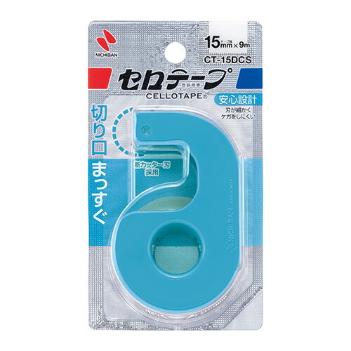 【引き換え証散り散り中＆百貨店SALE客体】（まとめ） 接着剤［Ｒ］ 小巻切り手つき まっすぐ切れる手合い ニチバン ｽｶｲﾌﾞﾙｰ CT-15DCS 4987167094690 ●磁気テープ大きさ：幅１５粍×長９ｍ 1個【×40書き割り】