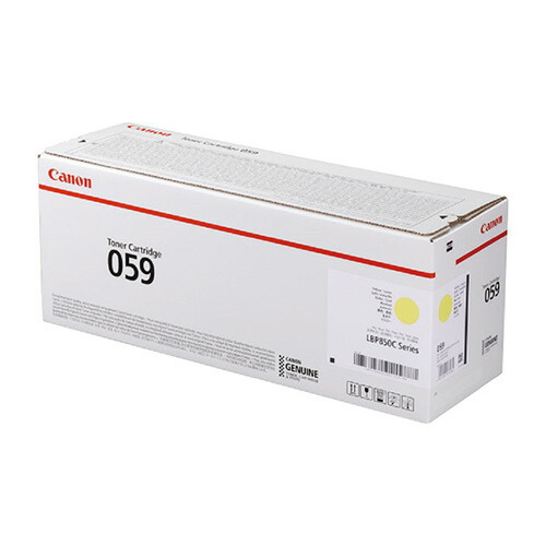 【尖んがり20倍】カラーレーザートナー キヤノン ｲｴﾛｰ CRG-059YEL 4549292137064 ●相応う機種：ＬＢＰ－８５２Ｃｉ／８５１Ｃ●カテゴリー化：文句無し 1本 トナー-PCサプライ・消耗品
