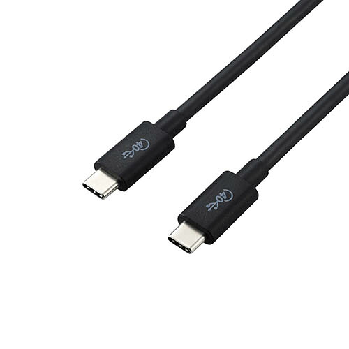 【尖んがり20倍】エレコム USB4有線テレビ/C-C手合い/免許品/PD相応う/40Gbps/0.8m/黒いこと USB4-CC5P08BK PCアクセサリー-パソコン・周辺機器-ケーブル