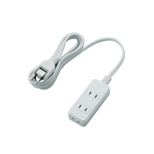 【マラソンでP最大49倍】【5個セット】エレコム シャッタータップ/3個口/2m/ホワイト T-ST02N-2320WHX5