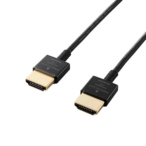 【百貨店SALEでP最大限度47倍】【5個書き割り】エレコム HDMI有線テレビ/Premium/超か細い/1.8m/黒いこと DH-HDP14SS18BKX5