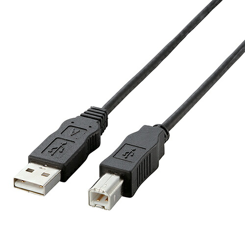 【百貨店SALEでP最大限度47倍】【5個仕掛ける】エレコム RoHS相応うUSB有線テレビ/1.0m/黒いこと USB2-ECO10X5