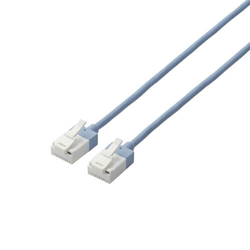 【クーポン配布中＆マラソン対象】【5個セット】エレコム LANケーブル/CAT6A/スーパースリム/爪折れ防止/7.0m/ブルー LD-GPASST/BU70X5