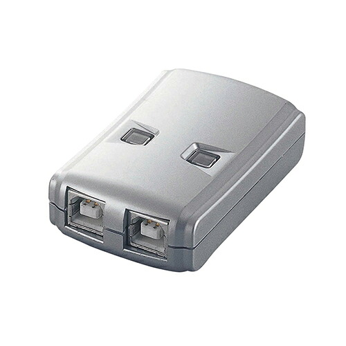 【尖んがり20倍】エレコム USB2.0手動うつり変わり器 2うつり変わり USS2-W2