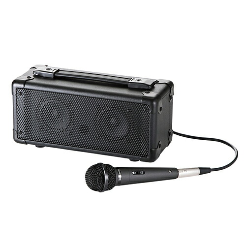 拡声器 Amazon | Giecy 拡声器ポータブル小型メガホン30W USB microSD