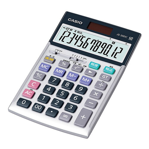 【百貨店SALEでP最大限度47倍】【単品】カシオ計算機 計算器 ジャスト大きさ １２桁 ５年引き受ける 実務／日数数えること JS-20DC-N 4549526611711  ●外寸：幅１０７×奥１７４．５×高２４．２粍●掛け目：２１０ｇ●桁数：１２桁●見せびらかす数詞高：１８．８粍●２おぼえ書き