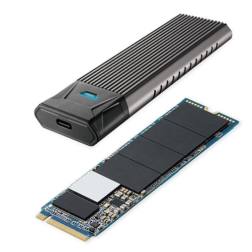 エレコム 内蔵SSD M.2 PCIe接続 1TB 外付けケース付 データコピーソフト付 ESD-IM21024G