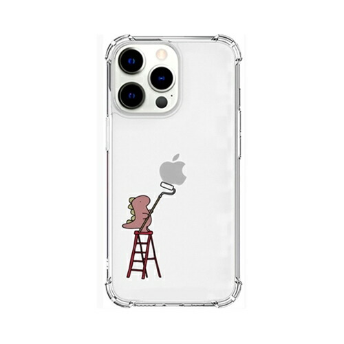 【ポイント20倍】AKAN ソフトタフケース for iPhone 13 Pro ペインティング ピンク AK21001i13P