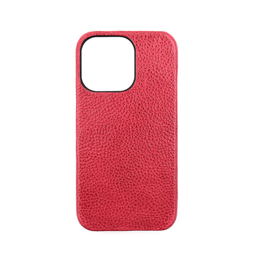 【マラソンでポイント最大47.5倍】abbi SIGNATURE PIERROT LUX ピエロラックス イタリアンレザーバックカバー for iPhone 13 Pro レッド ABS22316i13P｜インテリアの壱番館
