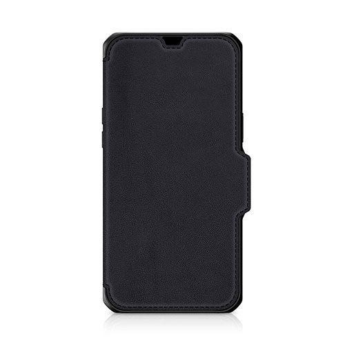 【ポイント20倍】ITSKINS Hybrid Folio Leather for iPhone 13 Pro [Black with real leather] AP2X-HYBRF-BKRL