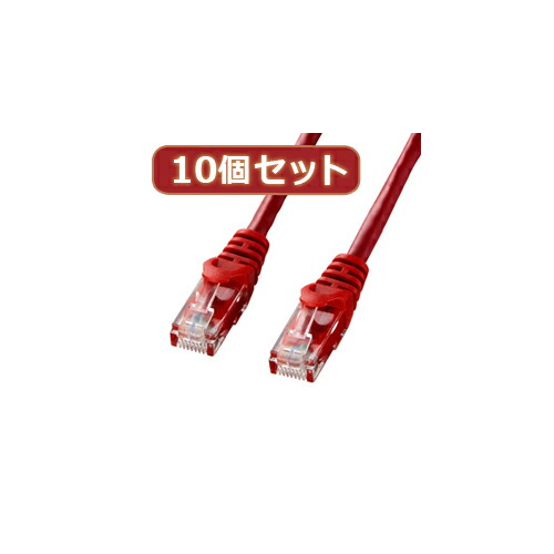 【尖んがり20倍】10個仕掛けるサンワサプライ 科目6UTPLAN有線テレビ 天使の都市-Y6-03RX10