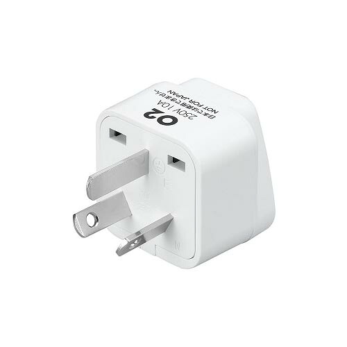 【マラソンでポイント最大47.5倍】【10個セット】 YAZAWA 海外用電源プラグO2タイプKP8X10｜インテリアの壱番館