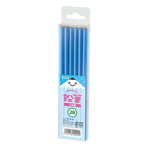 【ポイント20倍】【30個セット(12本組×30個)】ARTEC 鉛筆2B(12本組)ブルー ATC5909X30