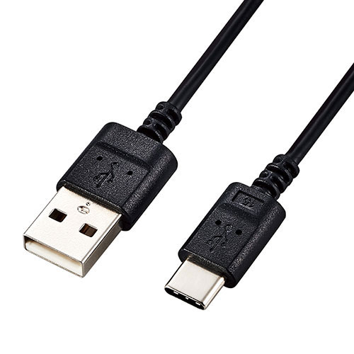 【尖んがり20倍】【5個仕掛ける】エレコム USB-C有線テレビ Type-C有線テレビ か細い 極細 A-C 2m スマホ申し受ける有線テレビ 黒いこと MPA-ACX20BK2X5
