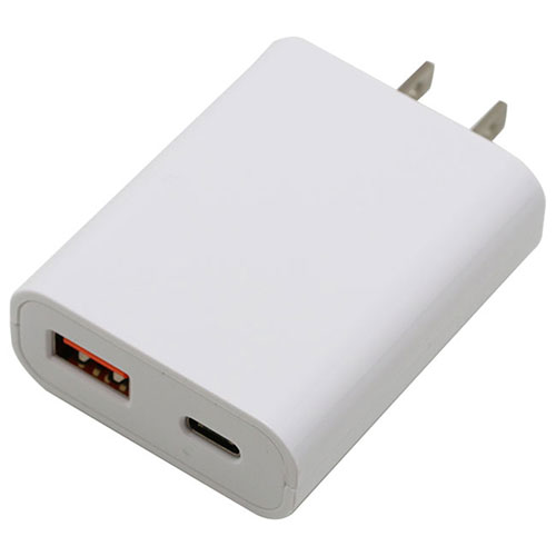 【ポイント20倍】【5個セット】imprinc PD対応Type-C/1USBポート平型AC18W WH IAC1CUPD18WHX5