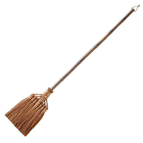 【ポイント20倍】深海産業 BroomCraft 棕櫚鬼毛箒(シュロおにげほうき) 7玉 長柄 SY-006