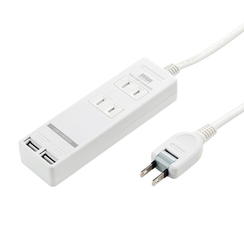 【クーポン券別れ別れ中＆百貨店SALE客体】【5個仕掛ける】 サンワサプライ USBシャッター付き添い人水道栓 TAP-B110USH-3WX5