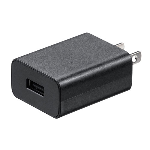 【ポイント20倍】【5個セット】 サンワサプライ USB充電器(2A・ブラック) ACA-IP87BKX5
