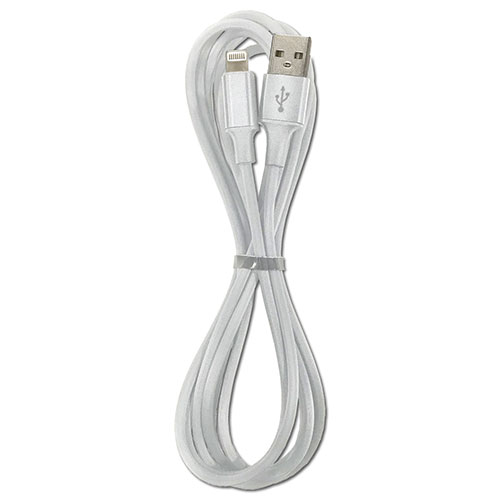 【マラソンでP最大49倍】【20個セット】 ノーブランド USB - ライトニングケーブル ホワイト 2m LT-C-W2X20