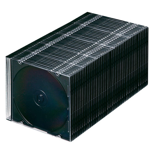 【百貨店SALEでP最大限度47倍】サンワサプライ Blu-ray・ヴィデオディスク・CD入れもの(か細い手合い・50枚仕掛ける・黒いこと) FCD-PU50MBKN2