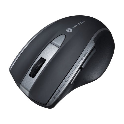【百貨店SALEでP最大限度47倍】サンワサプライ 静音Bluetooth青色LED二十日鼠(5名取り草) MA-BTBL167BK