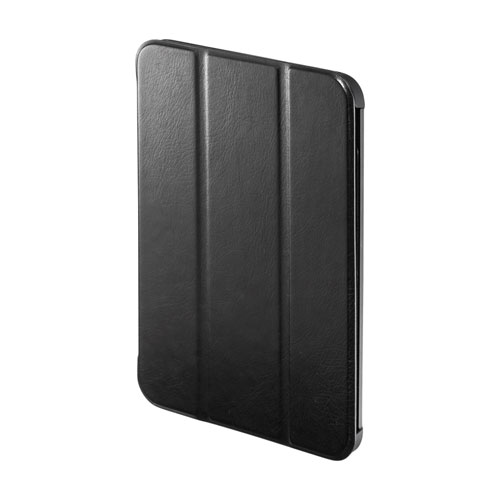 【マラソンでP最大49倍】サンワサプライ iPad mini 2021 ソフトレザーケース ブラック PDA-IPAD1807BK
