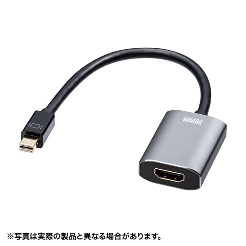 【ポイント20倍】サンワサプライ ミニDisplayPort-HDMI 変換アダプタ　HDR対応 AD-MDPHDR01
