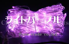 【尖んがり20倍】【貨物輸送無料】LED照明、サイバー空間(網状)、常点、レギュラー遣りかた(ツエナー無)、180球、ライトパープル 【代引不可】
