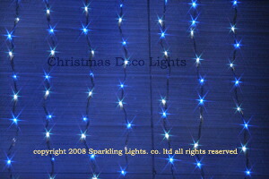 【百貨店SALEでP最大限度47倍】【貨物輸送無料】LEDｲﾙﾐﾈｰｼｮﾝｳｫｰﾀｰﾌｫｰﾙｶｰﾃﾝ(ﾅｲｱｶﾞﾗ)上下道のり点滅ﾌﾟﾛ遣りくち(V3)、256球、ﾎﾜｲﾄト(白)/ﾌﾞﾙｰ(青)ﾐｯｸｽ 【代引不可】