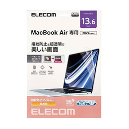 【ポイント20倍】エレコム MacBookAir13.6インチ用フィルム(光沢) EF-MBA1322FLTG