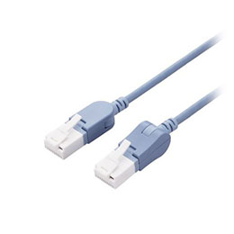【ポイント20倍】エレコム スイングコネクターLANケーブル(Cat6A準拠) LD-GPATWV/BU100
