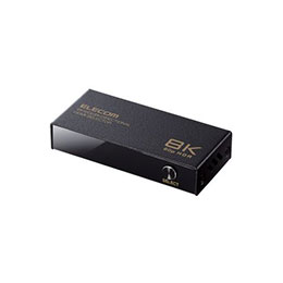 【百貨店SALEでP最大限度47倍】エレコム HDMIうつり変わり器(双方向印字機) DH-SW8KBD21BK