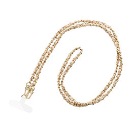 【ポイント20倍】LEPLUS NEXT スマートフォン(汎用) ショルダーストラップ SHOULTY MULTI STRAP 編み込みチェーンタイプ アイボリー LN-SS06IV