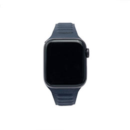 【クーポン配布中＆マラソン対象】WEARPLANET Slim Line マグネットリンクバンド for Apple Watch 45/44/42mm Midnight Blue WP23192AWMB