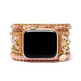 【マラソンでポイント最大47.5倍】CAPE DIABLO Apple Watch用バンド ゴールデンローズクオーツ for Apple Watch 38-45mm Mサイズ CD23472AW|インテリアの壱番館