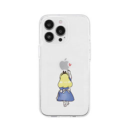 【ポイント20倍】AKAN ソフトクリアケース for iPhone 14 Pro アリス 背面カバー型 AK23534i14P