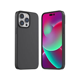 【マラソンでP最大49倍】araree MagSafe対応シリコンケース TYPOSKIN for iPhone 14 Pro Max ブラック 背面カバー型 AR24706i14PMBK
