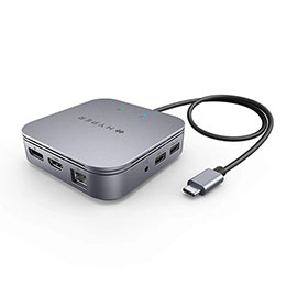 【ポイント20倍】HYPER HyperDrive Thunderbolt 3モバイルドック HP-HDTB3TD｜インテリアの壱番館