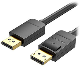 【ポイント20倍】VENTION DPケーブル 4K対応 5m Black HA-3110