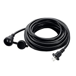 【マラソンでP最大49倍】【10個セット】 YAZAWA 防雨型延長コード 1個口 10m ブラック H7RP1010BKX10